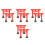 8 Resin Torii Japanischer Deko 6
