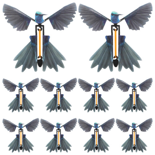 10St Wind-Up Fliegendes Gummiband-Angetriebenes Spielzeug