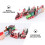 1 Set Van 2 Mini Treintjes Ornamenten Kerstdecoratie 8