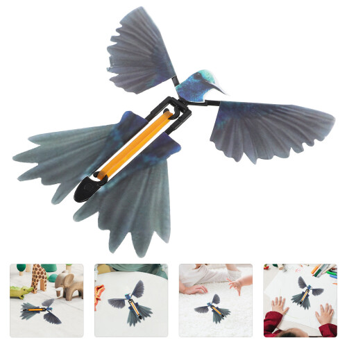 10St Wind-Up Fliegendes Gummiband-Angetriebenes Spielzeug 2