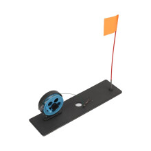 Eisangel-Kippruten-Set mit Flagge, ABS-Nylon-Stahl, 84 g