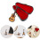 1 Set E-Gitarre Modell Gitarren Statue Mini Musikinstrumente 5