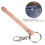 Non Contact Copper Elevator Button Pusher Tool Hand Cleaning Roller Protection with Key Chain 3