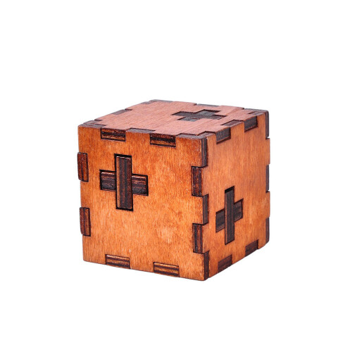 Wooden Cube Toy For Adults Diy Playing 1