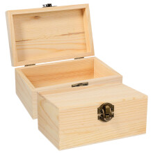 2Stk Unfertige Holz Mit Verriegelungsschnalle