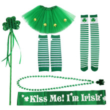 1 Set St. Patricks' Day Tutu Outfit Nieuwgeboren Baby Feestjurk