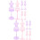 12 Pcs Doll Clothes Display Stand Mannequin Gown Model 7