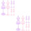 12 Pcs Doll Clothes Display Stand Mannequin Gown Model 6