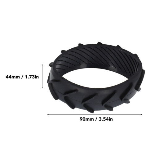 Stability Boost Rubber Protector for Robotic Mowers up to 90mm 1
