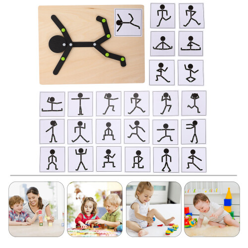 One Set Small Figure Shape Puzzle Toy For Children 2