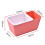 Two-Layer Plastic Snack Organizer, 175x85x100mm, Red 2