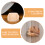 2 Pezzi Cuffiette Retina per Parrucche Bjd/ 10