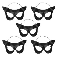 15 Halbgesichtsmaske Katzenaugen Für Halloween Karneval Cosplay