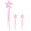 3 Bacchette A Stelle Con Nastro Da Decorazione 4