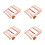 4Stk Holz Strickrahmen Set DIY Bastelwebmaschine Für Kinder 4