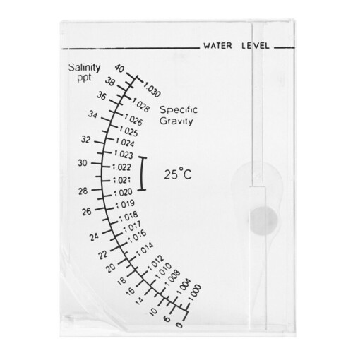 Mesureur de salinité pour aquarium (forme carrée)
