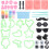 1 Set Modellierknete Für Kinder Polymer Knetmasse Bastelset 7