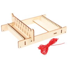 4 Sets Kinder Weefmachine Diy Weefgetouw Educatief Speelgoed