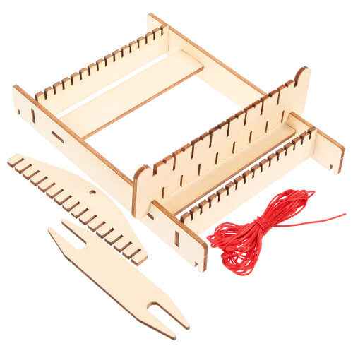 4 Sets Kinder Weefmachine Diy Weefgetouw Educatief Speelgoed 2