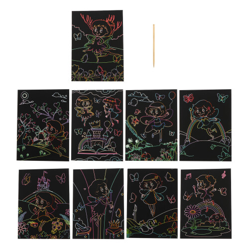 Set Carte Grattare Strumento Te