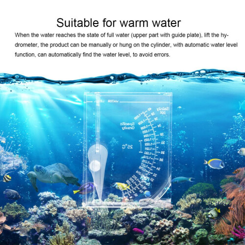 Mesureur de salinité pour aquarium (forme carrée) 2