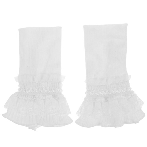 2 Pares De Puños De Poliéster Con Floral Para 1