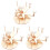 3 Sets Unfinished Wooden Solar System DIY Model 4