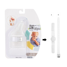 Silicone Adjustable Thumb Sucking Finger Protector Biting Teether for Baby InfantTransparent