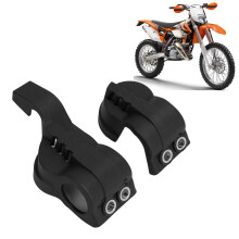 2 protectores inferiores para horquilla delantera de motocicleta, color negro, para modelos 125-450