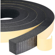 Schaumgaskettenschiene 2 Rollen 25mm(B) x20mm(H) x2m(L) wetterfest schockabsorbierend stossfest Möbel