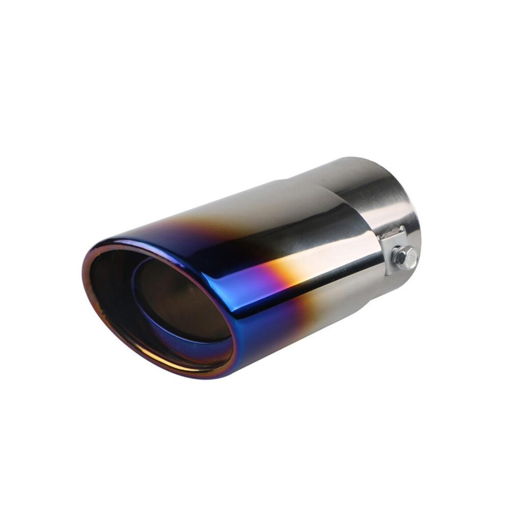63Mm Stainless Steel Car Exhaust Tip Straight Tail Pipe For Smooth Flow And Noise Reduction Blue 9339159535738