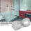 Durable Chrome Pull Handle Knob for Bathroom Glass Shower Doors 3