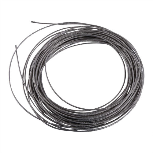 1 Stück 15 Meter Edelstahlseil 304, Durchmesser 1,5 mm 1