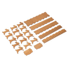 Juego de bobinas de madera con forma de animal: Inspira aventuras de costura y manualidades