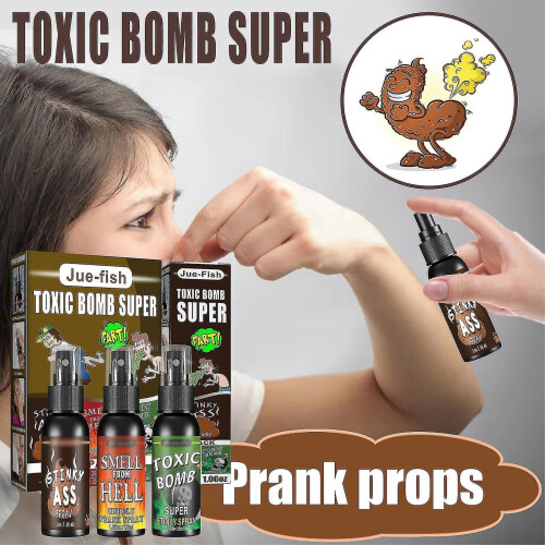 3 Pack Liquid Assfart Spray Extrakräftiger Geruch aus der Hölle für Erwachsene oder Kinder 2