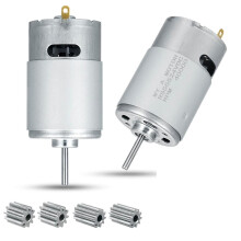 24V 40000U/min Elektromotorset, Hochgeschwindigkeitsmotor RS555 für Kinderfahrzeuge, 2 Stück