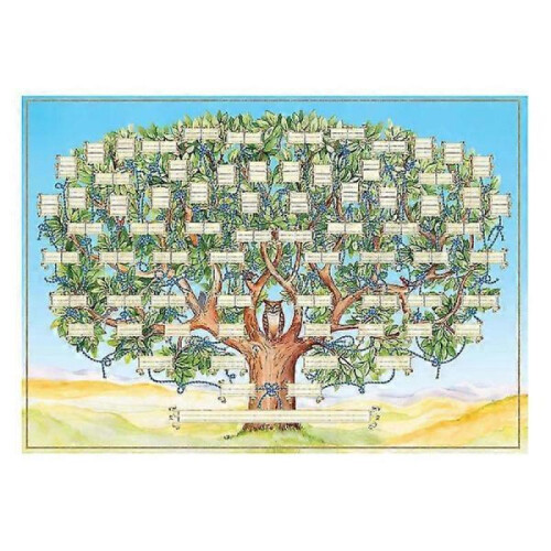 Family tree map Personal family tree cloth, 40*60CM on OnBuy