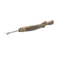Descosedor de costura de acero de aleación de zinc retro para coser color bronce, 1 pieza