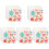 200 Pcs Xmas Pattern Grease Proof Cake And Sandwich Wrapping Papers 2