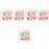 200 Pcs Xmas Pattern Grease Proof Cake And Sandwich Wrapping Papers 4