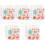 200 Pcs Xmas Pattern Grease Proof Cake And Sandwich Wrapping Papers 3