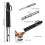 3in Black Dog Whistles 2-Pack for Training Adjustable Pitch Silent Use 2
