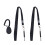 3in Black Dog Whistles 2-Pack for Training Adjustable Pitch Silent Use 3