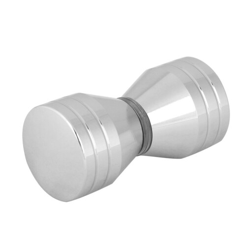 Duschhandtag i aluminiumlegering, krom, 3x6cm, silver