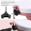 Black Knitting & Crochet Machine Adapter Quick Replace Hex Bit DIY Power Tool 4