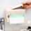 Wall Mounted Tissue Box Cover Punch-Free Large Capacity Rectangular Napkin Box 4