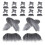 60 Set E Sopracciglia Autoadesive Per Halloween Cosplay 1