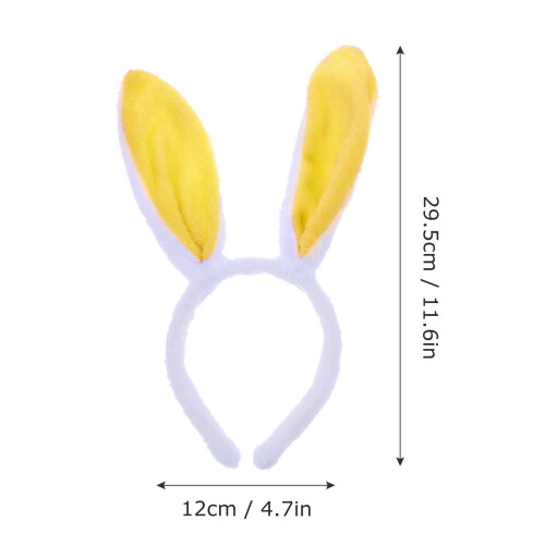 2 Set Plüschhase-Kostüm Deko Hasenkopfschmuck 1