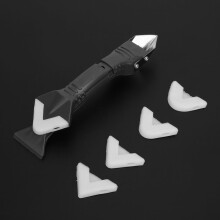 Kitspatel, hoekschraper, voegkitverwijderaarset, handkit afwerkingsgereedschap