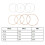8 Pcs Phosphor Bronze Mandolin Strings Replacement for Stable Timbre 2